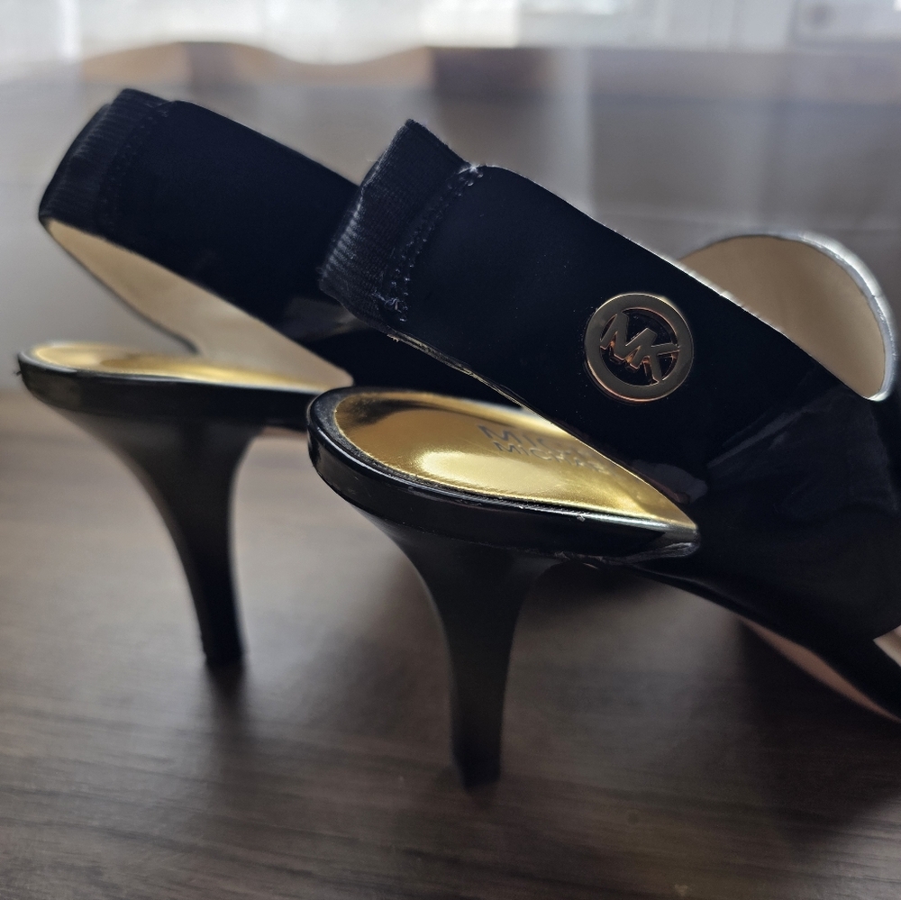 Michael Kors Black Patent Heels - Picture 4 of 10